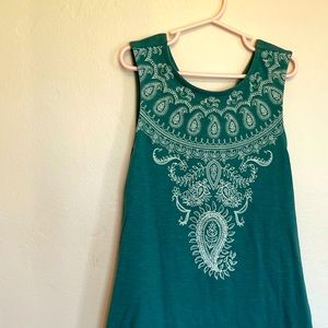 Girls Green Tea Dress